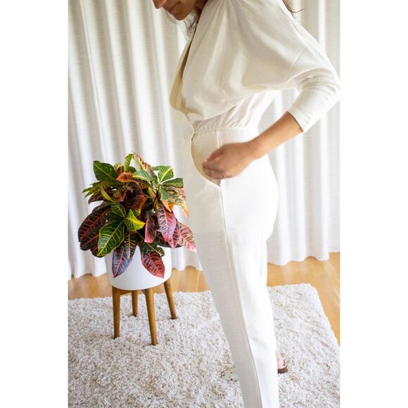 Paloma Wool Alexandria Jumpsuit S Wrap White - Picture 6 of 15